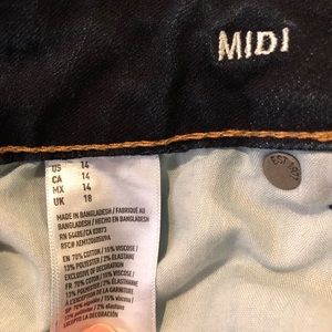 American Eagle denim shorts, size 14